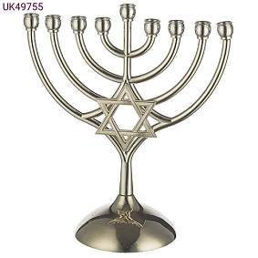 Magen David menorah 
