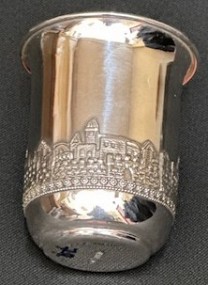 Silver Kiddush Cup  Jerusalem