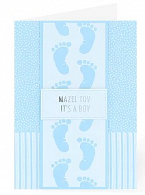 Mazel Tov, it's a Boy (little feet)