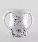 Porcelain Wash Cup  with marble effect
