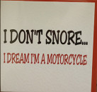 I don't snore
