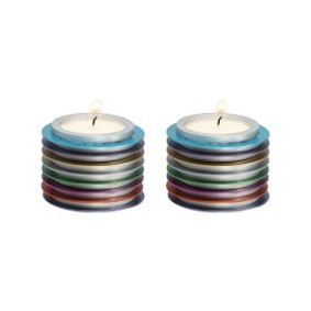 Disc multicolour candlesticks