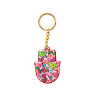 Hamsa Keyring  Heart