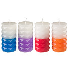 2 Tone Havdala Candle 13.5cm