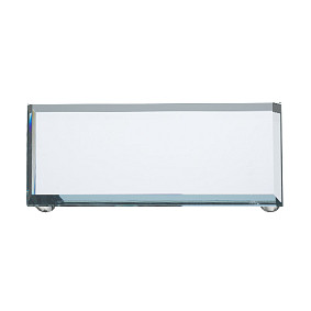 Crystal tray for candle holders 18cm x 10cm