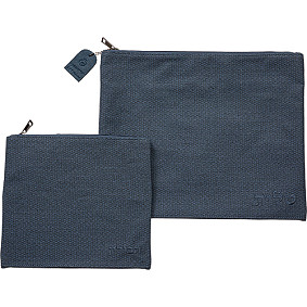 Blue Leatherlike Tallit and Tefillin Bag