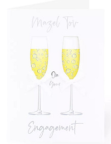 Mazel Tov on your Engagement (glasses)