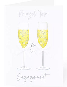 Mazel Tov on your Engagement (glasses)