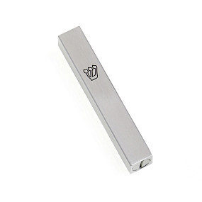 Silver  Aluminium mezuza case  7cm