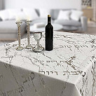 Tablecloth silver  marble