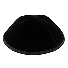 Blue Velvet Kippah 17cm