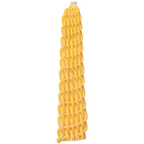 Elegant Yellow Havdala Candle 30cm