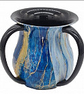 Blue Marbel Acrylic Wash Cup