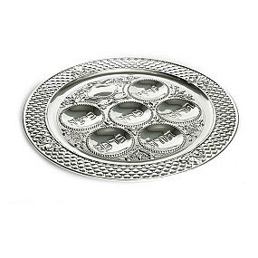 Silver plated Seder Tray 40cm
