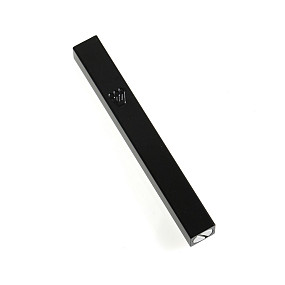 Black Aluminium mezuza case black shin 10cm