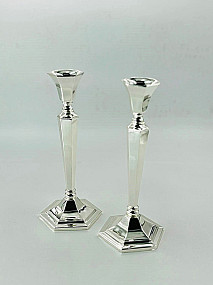 Silver plated Candle sticks 22cm