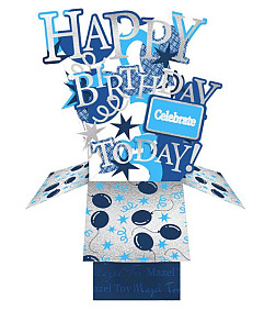 3D Keepsake card boy birthday