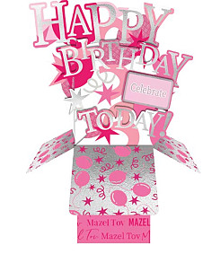 3D Keepsake card girl birthday
