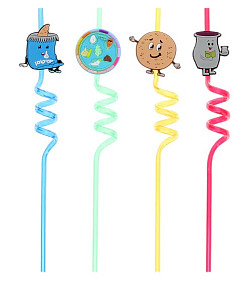 Characters Straws