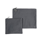 Velvet/Satin Tallit and Tefillin Bag set grey