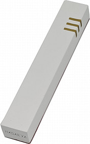 White stone mezuza case 8cm