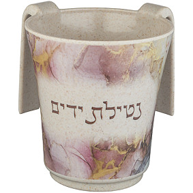 Large Bamboo Washing Cup pink fantasia