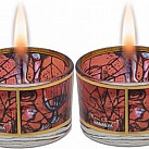 Glass Chagall Tealight holders red Copy