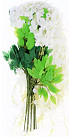 Sukkah floral decoration (white)