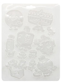 Chanukah chocolate mould
