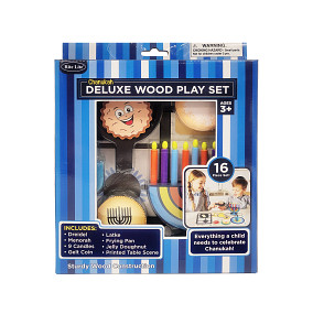 Deluxe wood Chanukah play set