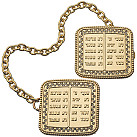 Gold finish Tallit Clips