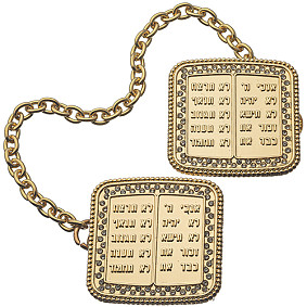 Gold finish Tallit Clips
