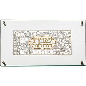 Glass Challah  tray