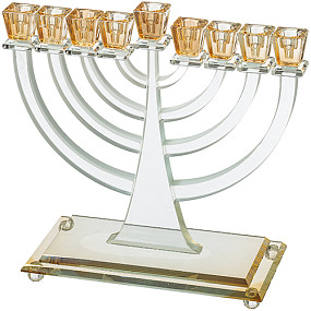 Crystal Menorah 24cm