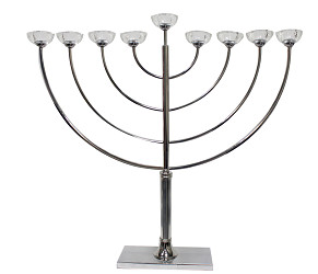 Large Metal Menorah - 76cm Copy