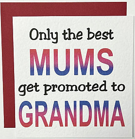 Only the best mums get promoted..